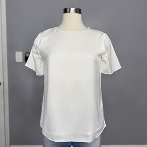 Banana Republic Classic Crew-Neck T-Shirt, Snow Day, XS